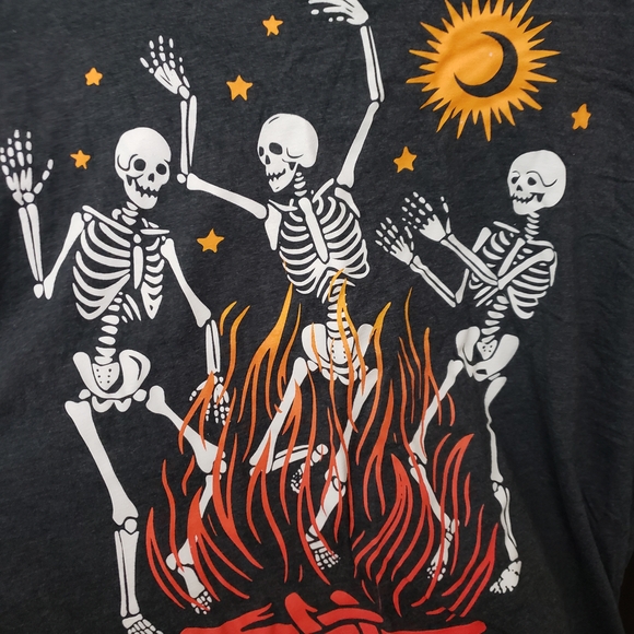 Into The Am Other - INTO THE AM Skeleton Dance Graphic Tee 4xl